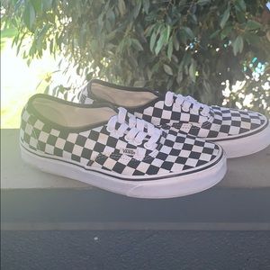 Vans Authentic Checkerboard Skate Shoe